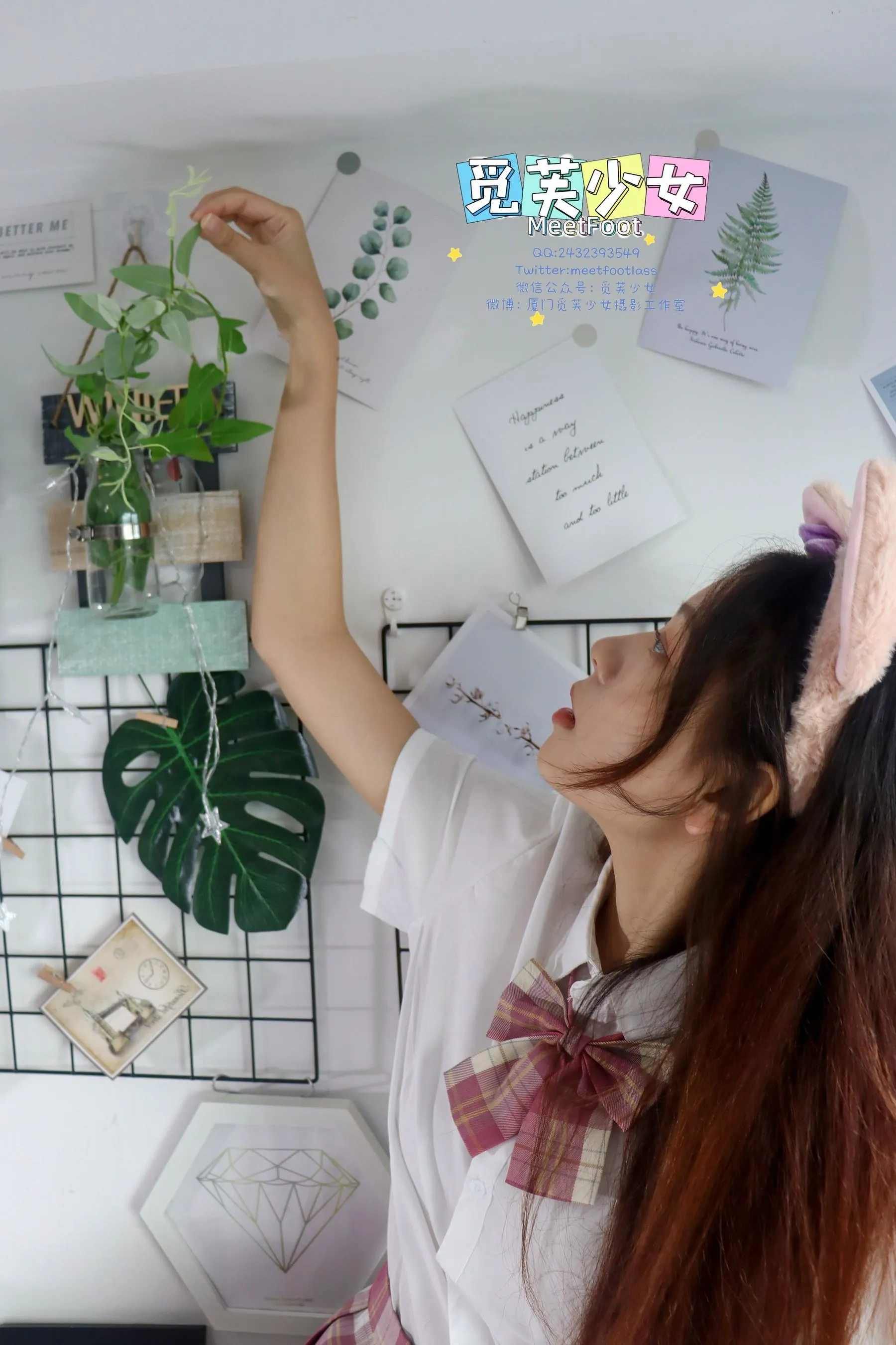 [觅芙少女]NO.006 初夏微风中扬起的马尾，是青春里最美的记忆 [133P]插图5
